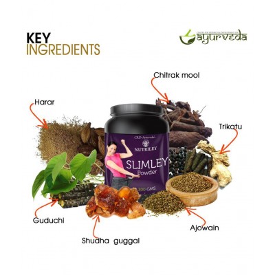 Nutriley Fat Burner Powder for Slim body & Belly Fat 300 gm Fat Burner Powder Pack of 3