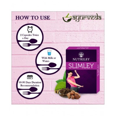 Nutriley Weight Loss Capsule for Slim body & Belly Fat 50 gm Fat Burner Capsule Pack of 3