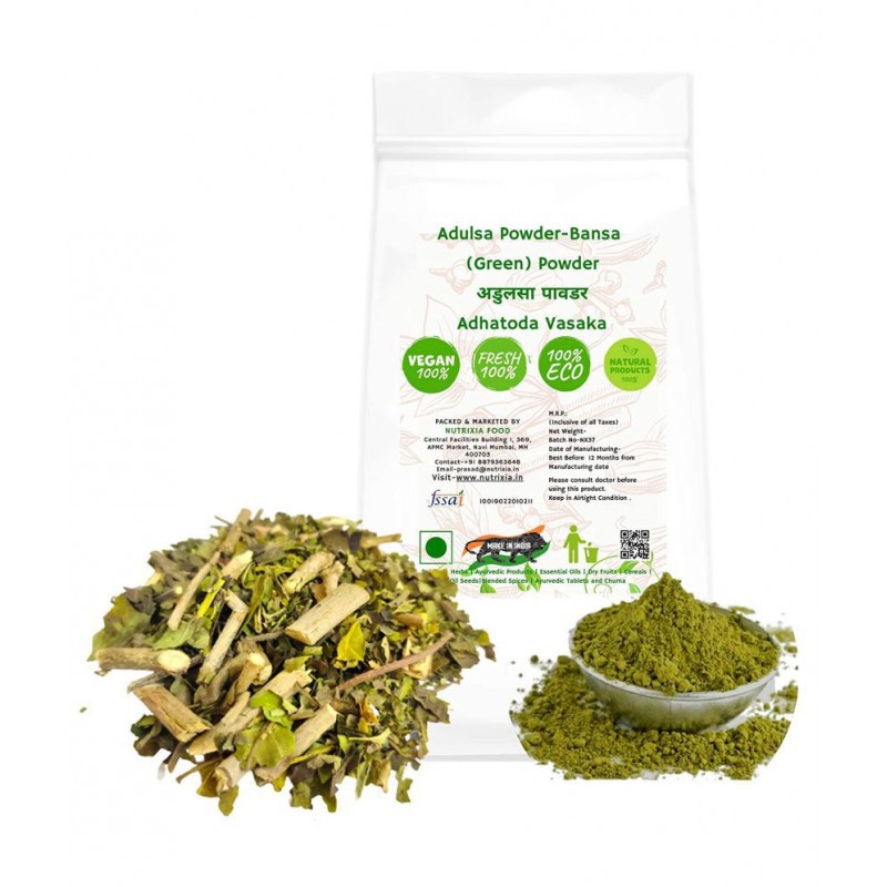 Nutrixia Food Adulsa Powder-Green Powder 100 gm Pack Of 1