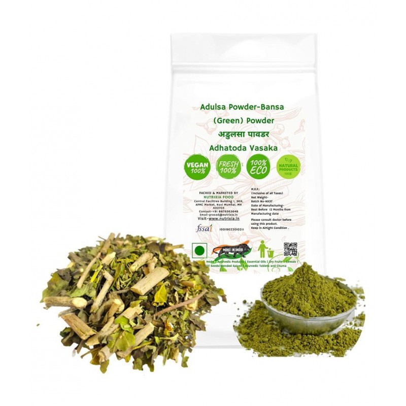 Nutrixia Food Adulsa Powder-Green Powder 50 gm Pack Of 1