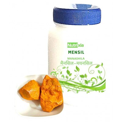 Nutrixia Food Mensil -Menshil Powder Combo-मैनसिल Raw Herbs 100 gm Pack Of 2