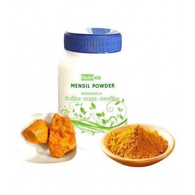 Nutrixia Food Mensil -Menshil Powder Combo-मैनसिल Raw Herbs 50 gm Pack Of 2
