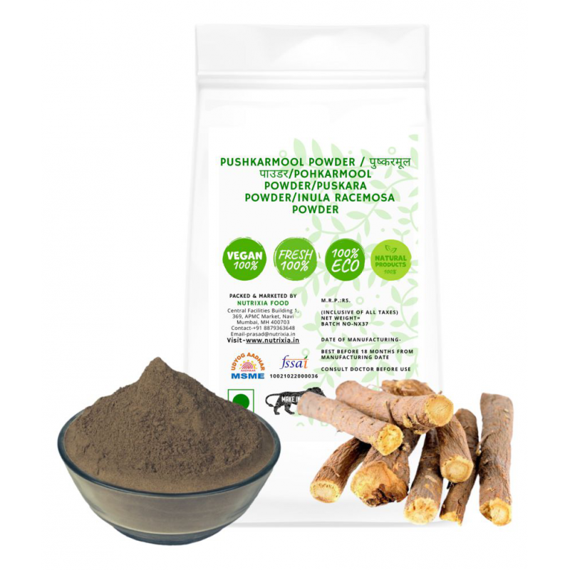 Nutrixia Food Pushkarmool Powder / पुष्करमूल Powder 950 gm Pack Of 1