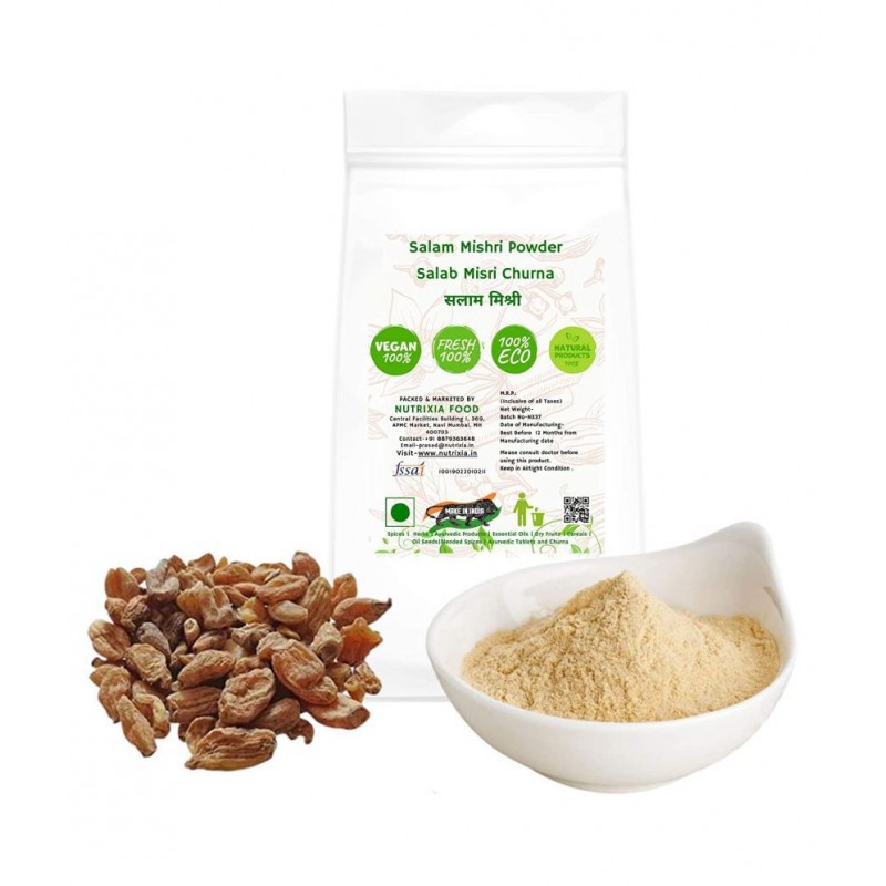 Nutrixia Food Salam Mishri Powder Salab Misri Churna  Powder 25 gm Pack Of 1