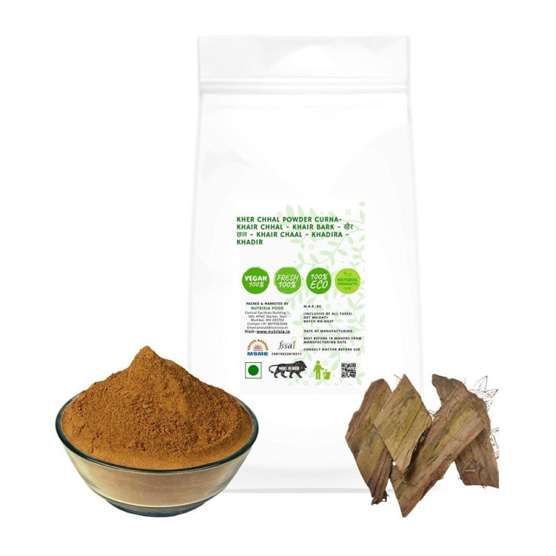 Nutrixia Food \nKher Chhal Powder Curna- Khair Chhal Powder 500 gm Pack Of 1