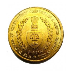 OLD 5 RUPEE COMPTROLLER &AUDITORGENERAL OF INDIA COIN