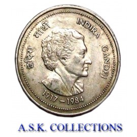 OLD 50 PAISE INDHRA GANDHI COIN  FOR COLLECTIONS