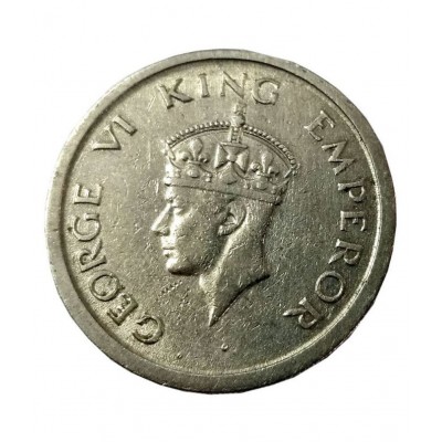 OLD ONE RUPEE BIG COIN GEORGE VI KING EMPEROR YEAR 1947