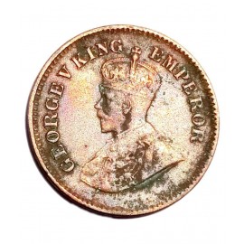 OLD RARE 1/12 ANNA GEORGE V KING EMPEROR YEAR 1920 (BRONZE) COIN