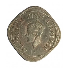 OLD RARE 1/2 ANNA GEORGE VI KING EMPEROR YEAR 1947 ANTIQUE VINTAGE COIN