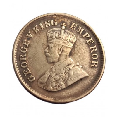 OLD RARE 1/2 PICE YEAR 1927 GEORGE V KING EMPEROR RARE COIN
