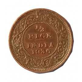 OLD RARE 1/2 PICE YEAR 1936 GEORGE V KING