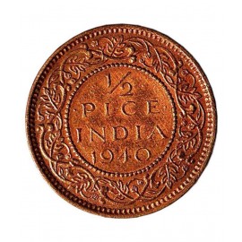 OLD RARE HALF PICE YEAR 1940 GEORGE VI KING EMPEROR
