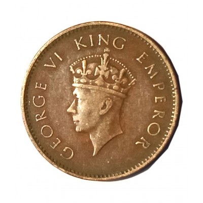 OLD RARE ONE QUARTER ANNA 2 COINS YEAR 1939, 40 ( TWO COINS  )
