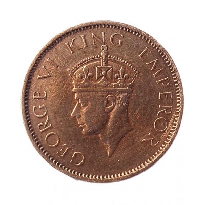 ONE QUARTER ANNA YEAR  1938 GEORGE VI KING