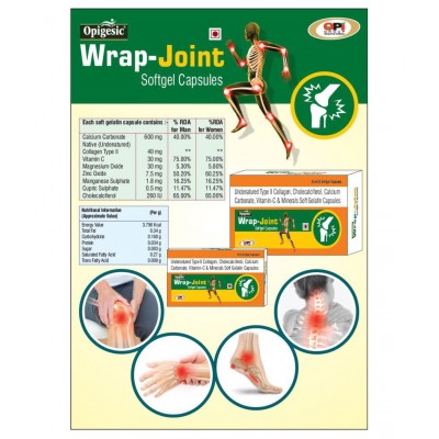 OPIGESIC WRAP -JOINT Softgel Capsule 10 no.s Pack Of 1 OPIGESIC WRAP -JOINT Softgel Capsule 10 no.s Pack Of 1