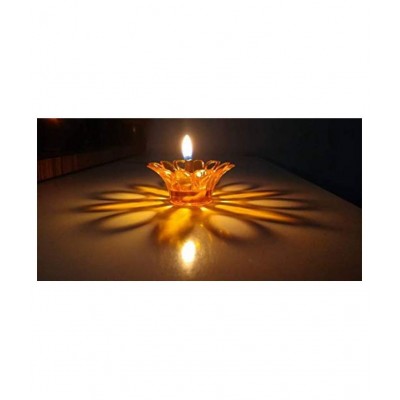 Ocean Mist Plastic Floor Diya - Pack of 12