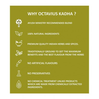 Octavius Ayurvedic Immunity Booster - Kadha Powder 150 gm Pack Of 2