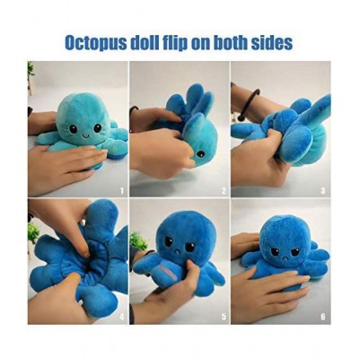 Octopus Sitting Plush Soft Toy Cute Kids Animal Home Decor Boys/Girls (17 cm)