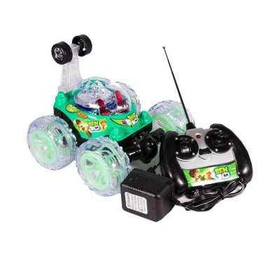 Oh Baby Rechargeable Remote Control Stunt Car Toy with Light & Soundfor Kids