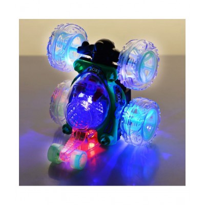 Oh Baby Rechargeable Remote Control Stunt Car Toy with Light & Soundfor Kids