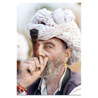 Ojasveda Brown 2 cm Clay Pipe - Pack of 2