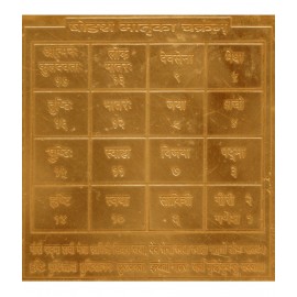 Omkar Shodas Matruka Chakram Copper Yantra