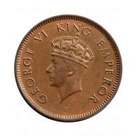 One Quarter Anna - George VI King & Emperor (1939-42) Bronze Coin. ★ Gem Un-Circulated Condition, 100% Authenticity Assurance.  (Note: Buyer may Recieve any date between 1939-42)