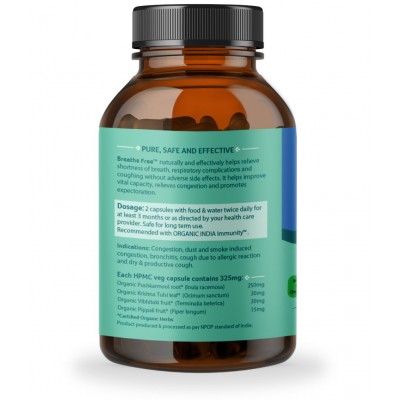 Organic India Breathe Free Capsule 1 gm Pack Of 1