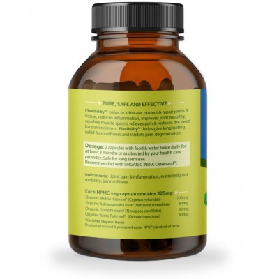 Organic India Flexibility Capsule 1 gm Pack Of 1