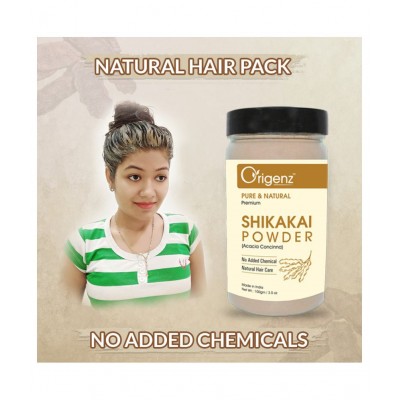 Origenz Premium Shikakai Powder Pack for Healthy Hair (100gm, Pack of 3)