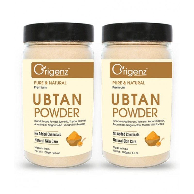 Origenz Premium UBTAN Powder Pack for Face & Body (100gm, Pack of 2)