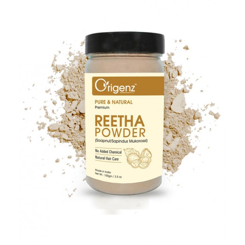Origenz Reetha Powder Pack for Healthy Hair, 100gm