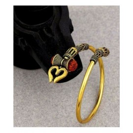 PAYSTORE Adjustable Bahubali Kada Mahakal Kada Bracelet Band Studded With Rudraksha PAYSTORE Adjustable Bahubali Kada Mahakal Kada Bracelet Band Studded With Rudraksha