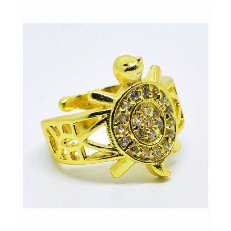 PAYSTORE Adjustable Panchdhatu Kachua Ring/Tortoise