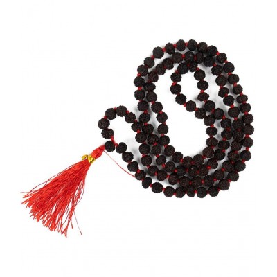PAYSTORE Black Rudraksha Mala for Women and Men PAYSTORE Black Rudraksha Mala for Women and Men