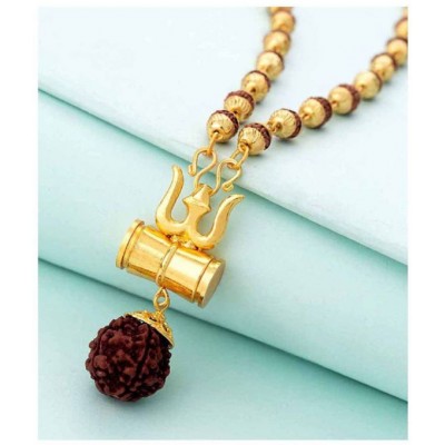 PAYSTORE Combo of Rudraksha OM Trishul Damroo braclet and cap damru mala PAYSTORE Combo of Rudraksha OM Trishul Damroo braclet and cap damru mala
