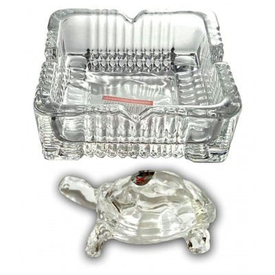 PAYSTORE Crystal Turtle Tortoise with Plate for Feng Shui and Vastu Best Gift for Career and Good Luck Set Showpiece PAYSTORE Crystal Turtle Tortoise with Plate for Feng Shui and Vastu Best Gift for Career and Good Luck Set Showpiece