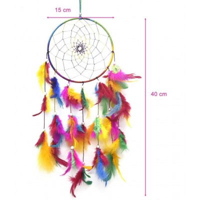 PAYSTORE Dreamcatcher Wall Hanging for Home Decor Multi Colour PAYSTORE Dreamcatcher Wall Hanging for Home Decor Multi Colour