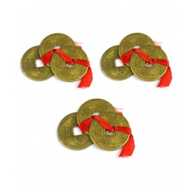 PAYSTORE Feng Shui Set of 9 Lucky Coins for Wealth and Achievement Good Luck & Prosperity PAYSTORE Feng Shui Set of 9 Lucky Coins for Wealth and Achievement Good Luck & Prosperity