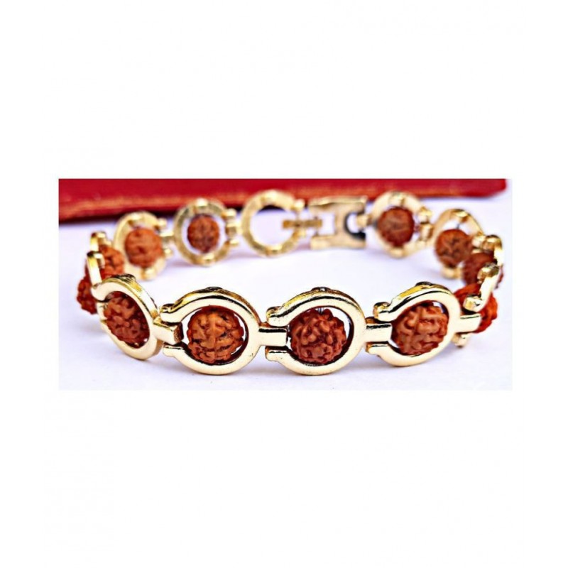 PAYSTORE GOLD PLATED RUDRAKSHA BRACLET PAYSTORE GOLD PLATED RUDRAKSHA BRACLET