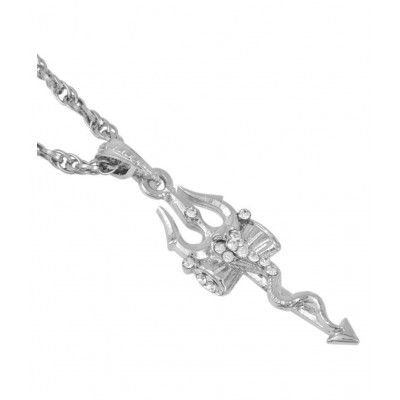 PAYSTORE Mahadev Shiva Symbols Trishul, Damru & Nag Devta, All in one Pendant for Men and Women