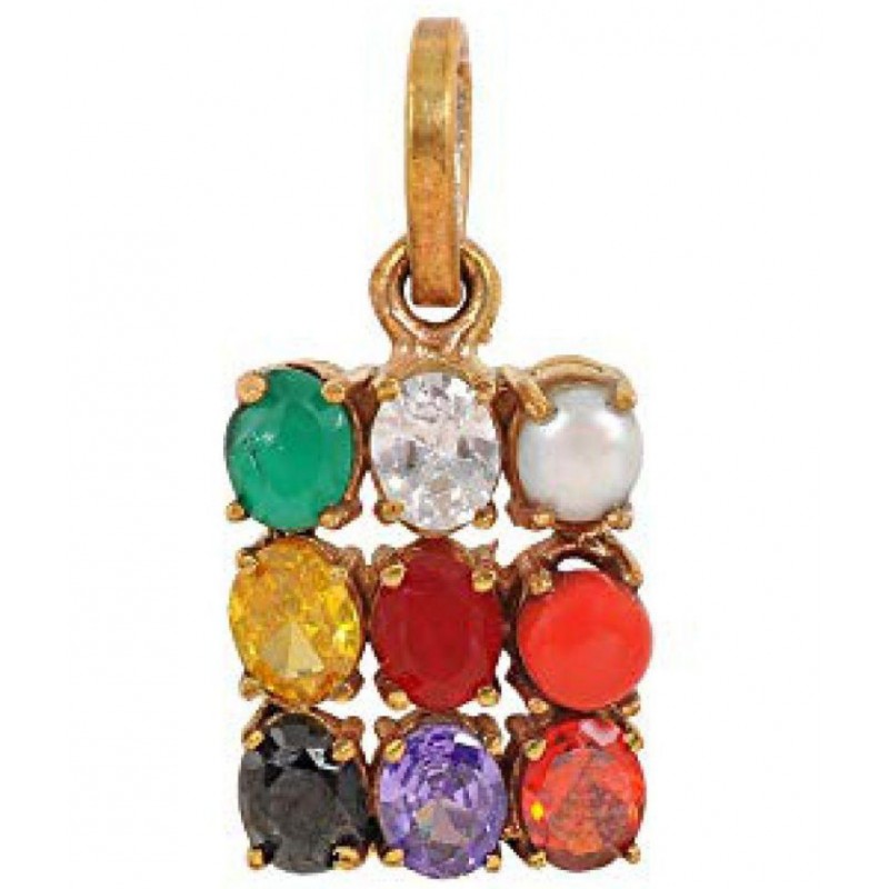 PAYSTORE Nav Graha/Nav Graha/9 Gem Crystal Pendant