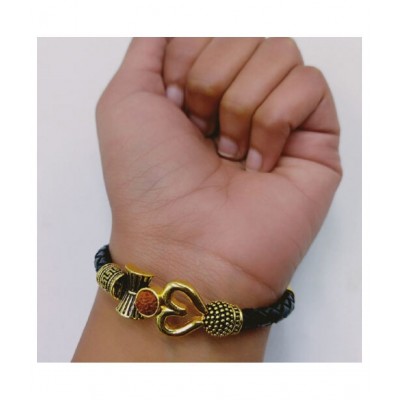 PAYSTORE Om Bracelet With Mahakal Kavach damru locket COMBO PAYSTORE Om Bracelet With Mahakal Kavach damru locket COMBO