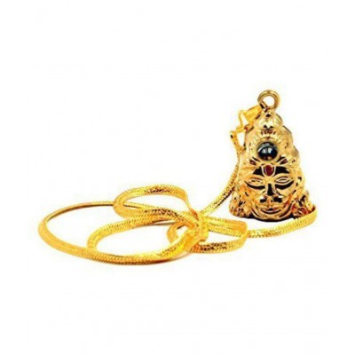 PAYSTORE Shri Hanuman Chalisa Yantra Locket Kawach with Gold Plated Chain