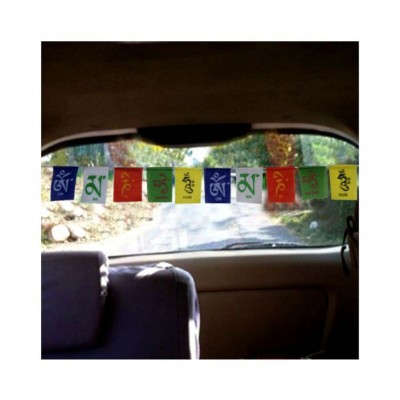 PAYSTORE Tibetan Prayer Flag Ladakh Biker Flag for All bike / car / home / office