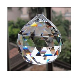 PAYSTORE Vastu Crystal Hanging Ball Sun CatcherBall/Glass Ornament Ball/Feng-Shui/Rainbow Ball/Sunlight Catcher Glass Ball for Good-Luck/Positivity/Home Decor Crystal Ball