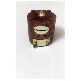 PETERS PENCE Wooden Water Tank Money Bank  Box Safe Piggy Bank