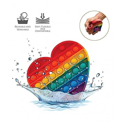 PFN pop it Fidget Toys, pop it Fidget Toy Set | pop its Fidget Toys, Fidget Toys pop it Rainbow, pop it Toy, | poppit Fidget Toy, Rainbow pop it, Push pop Bubble Fidget Toy (Design will be given as per available stock)