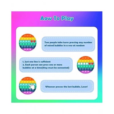 PFN pop it Fidget Toys, pop it Fidget Toy Set | pop its Fidget Toys, Fidget Toys pop it Rainbow, pop it Toy, | poppit Fidget Toy, Rainbow pop it, Push pop Bubble Fidget Toy (Design will be given as per available stock)